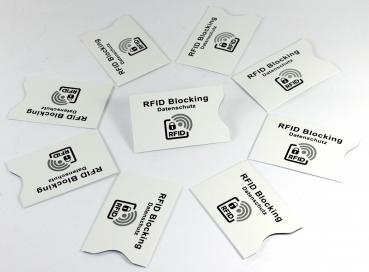RFID Kartenhülle Schutz Bankkarte Daten Schutzhülle Ausleseschutz Ausweishülle Hülle EC-Kartenhülle 025