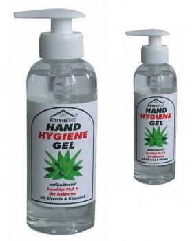 Ahrenshof Händedesinfektion Hand Hygiene Gel antibakteriell 250ml-Pump-Flasche 052