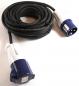 Preview: CEE Kupplung inkl. 10m Kabel Schuko Stecker 16A Camping Adapter Kabel Caravan Boot 180