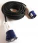 Preview: CEE Kupplung inkl. 10m Kabel Schuko Stecker 16A Camping Adapter Kabel Caravan Boot 180