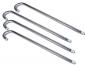 Preview: Bodenanker silber XL 38cm Ø 10mm Heringe Erdnagel Erdanker Erdspieß Bauanker Nagel Zelthering 300