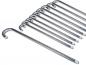 Preview: Bodenanker silber XL 38cm Ø 10mm Heringe Erdnagel Erdanker Erdspieß Bauanker Nagel Zelthering 300