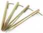 Preview: Bodenanker gold klein 30cm Heringe Erdnagel Erdanker Erdspieß Bauanker Nagel Zelt Zelthering 303