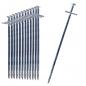 Preview: Bodenanker Felsboden Zelt-Hering Stahl Zeltpflog Zeltnagel Erdnagel Ø 6mm x 23cm 373