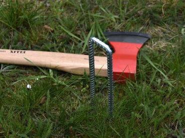 Bodenanker für Rosenbogen 40cm Heringe Erdnagel Erdanker Erdspieß Bauanker Nagel Zelt Zelthering 306