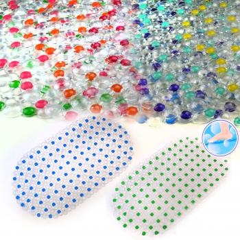 Duschmatte versch. Farben Duscheinlage oval Antirutschmatte Badmatte Rutschmatte Bad Matte 370