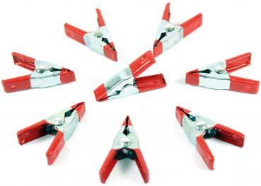 Leimzwinge Klemmen 5cm Klammer klein Metall Einhandzwinge Leimzwingen Federzwinge 441