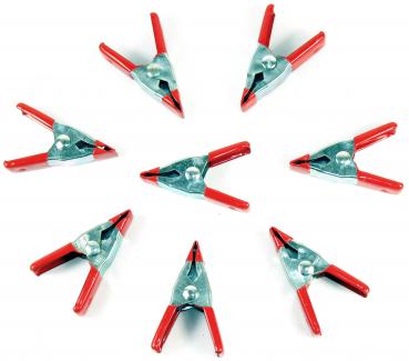 Leimzwinge Klemmen 5cm Klammer klein Metall Einhandzwinge Leimzwingen Federzwinge 441