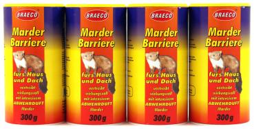 Marder Barriere je 300g pro Dose Marderabwehr Marderschreck Marderfalle Marderstop 523