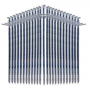 Bodenanker Felsboden Zelt-Hering Stahl Zeltpflog Zeltnagel Erdnagel Ø 6mm x 23cm 373