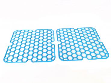 Spülbecken Einlage eckig weich 28cm 2 Stück Spülbeckeneinlage Spüleinlage Spülbeckenmatte Spüle Einlage Gitter 059