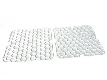 Spülbecken Einlage eckig weich 28cm 2 Stück Spülbeckeneinlage Spüleinlage Spülbeckenmatte Spüle Einlage Gitter 059