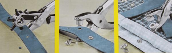 Lochzange Set Zangenset Revolverlochzange Ösenzange Ösen Druckknopfzange 092