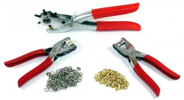 Lochzange Set Zangenset Revolverlochzange Ösenzange Ösen Druckknopfzange 092