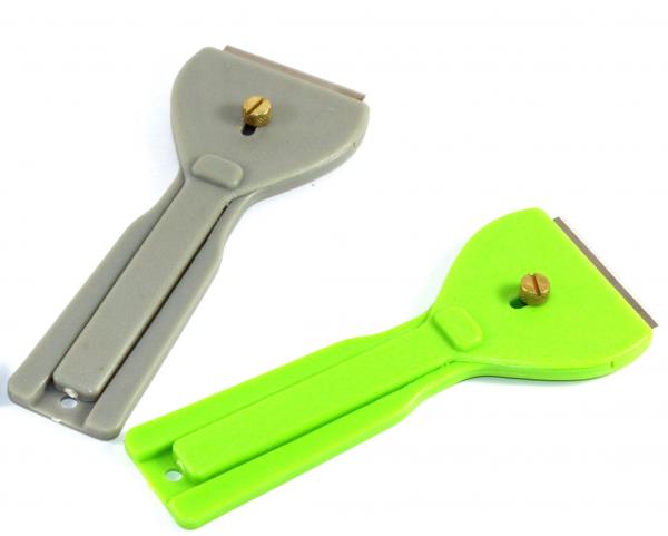 Glasschaber inkl. 5 Ersatzklingen Ceranfeldschaber Schaber Spachtel Keramikschaber Kochfeldschaber 1021