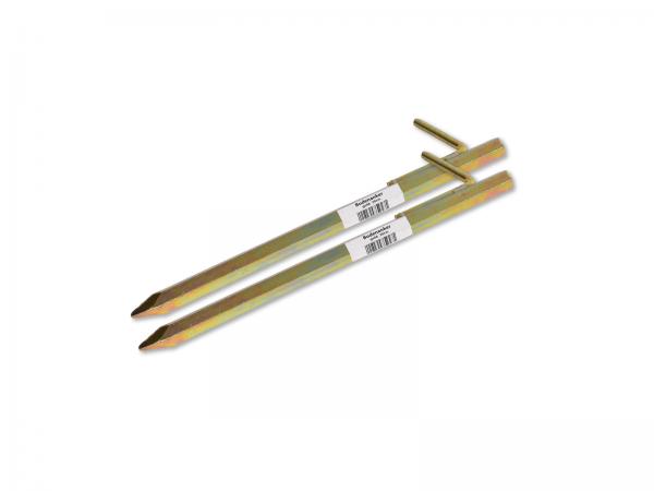 Bodenanker gold klein 30cm Heringe Erdnagel Erdanker Erdspieß Bauanker Nagel Zelt Zelthering 303