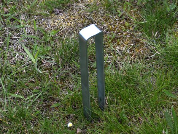 Bodenanker für Rosenbogen 30cm Heringe Erdnagel Erdanker Erdspieß Bauanker Nagel Zelt Zelthering 319