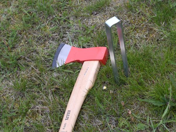 Bodenanker für Rosenbogen 30cm Heringe Erdnagel Erdanker Erdspieß Bauanker Nagel Zelt Zelthering 319