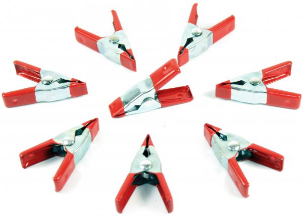 Leimzwinge Klemmen 5cm Klammer klein Metall Einhandzwinge Leimzwingen Federzwinge 441