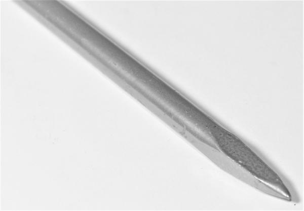 Bodenanker silber 42cm ungeriffelt Heringe Erdnagel Erdanker Erdspieß Bauanker Nagel Zelthering 489