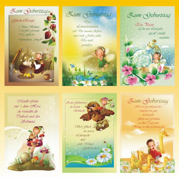 Geburtstagskarten mit tollen Motiven Glückwunschkarten Geburtstag 51-5802