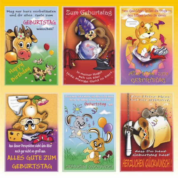 Geburtstagskarten mit tollen Motiven Glückwunschkarten Geburtstag 51-9811