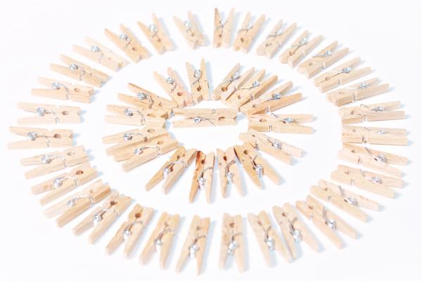 Mini Holzklammern Wäscheklammern Klammern natur Holz Deko Klammer Clip Clips 782