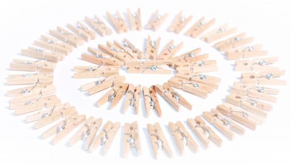 Mini Holzklammern Wäscheklammern Klammern natur Holz Deko Klammer Clip Clips 782