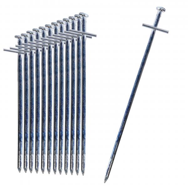 Bodenanker Felsboden Zelt-Hering Stahl Zeltpflog Zeltnagel Erdnagel Ø 6mm x 23cm 373